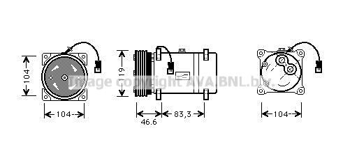 AVA QUALITY COOLING Kompressor,kliimaseade CNK216